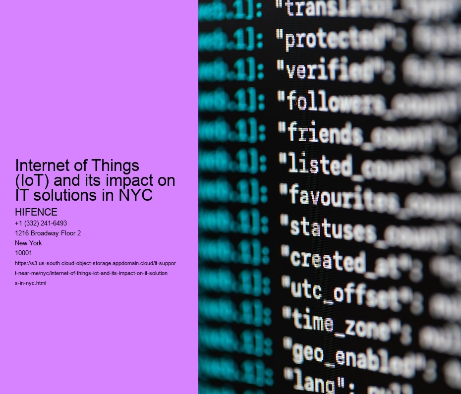 Internet of Things (IoT) and its impact on IT solutions in NYC 