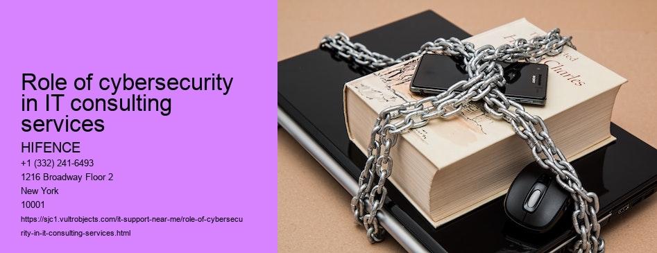 Role of cybersecurity in IT consulting services