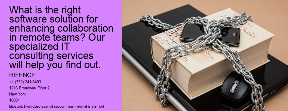 What is the right software solution for enhancing collaboration in remote teams? Our specialized IT consulting services will help you find out.